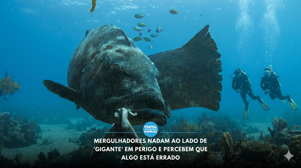 MERGULHADORES NADAM AO LADO DE GIGANTE mergulhadores-nadam-ao-lado-de-gigante