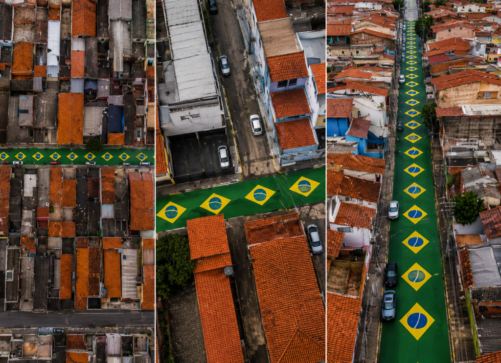 Vizinhos pintam rua inteira em SP e mantêm tradição de 11 Copas vizinhos-pintam-rua-inteira-em-sp-e-mantem-tradicao-de-11-copas