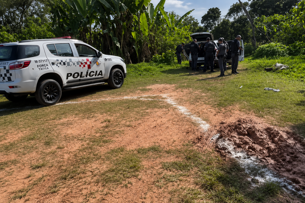 Suspeito morre em confronto com a PM e corpo é encontrado em porta-malas na Grande SP suspeito-morre-em-confronto-com-a-pm-e-corpo-e-encontrado-em-porta-malas-na-grande-sp