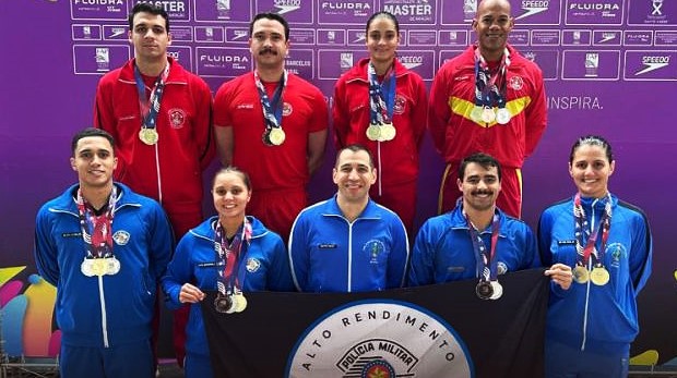 pmesp-conquista-19-medalhas-no-campeonato-paulista-master-de-natacao-de-inverno