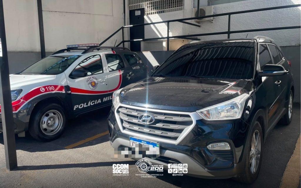 pm-prende-homem-com-carro-roubado-do-rio-de-janeiro-e-placas-adulteradas-em-sao-jose-dos-campos